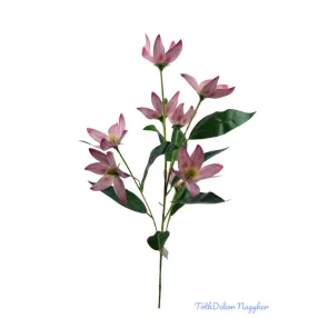 Virágos ág 79cm - Rózsaszín