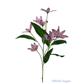 Virágos ág 79cm - Mályva