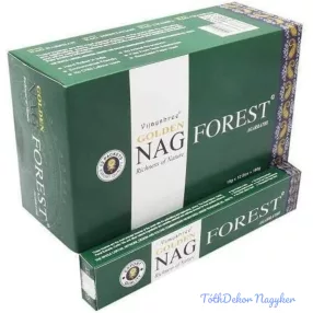 GOLDEN Nag Forest / Erdő füstölő indiai maszala 15 g