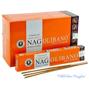 GOLDEN füstölő indiai maszala 15 g - Nag Olibanum