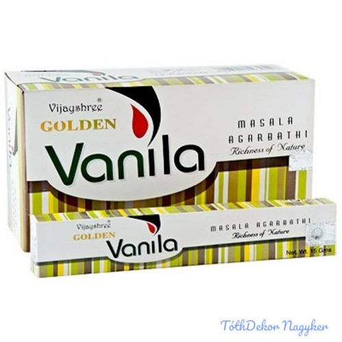 GOLDEN Vanila / Vanília füstölő indiai maszala 15 g