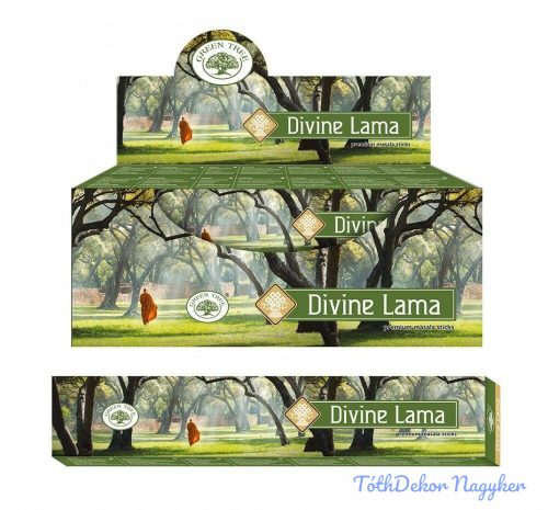 Green Tree Divine Lama / Isteni Láma füstölő indiai maszala 15 g
