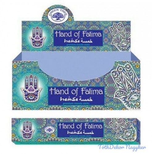 Green Tree Hand of Fatima / Fatima Keze füstölő indiai maszala 15 g