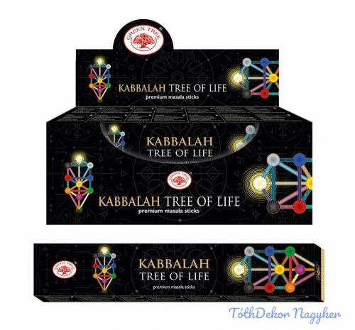 Green Tree Kabbalah Tree of Life / Kabbala Életfa füstölő indiai maszala 15 g