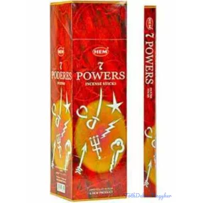 HEM 7 Powers / 7 energia füstölő hexa indiai 20 db
