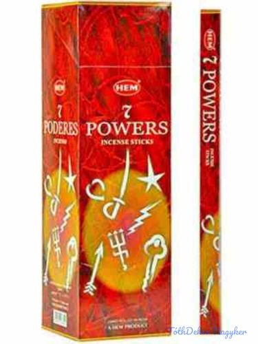 HEM 7 Powers / 7 energia füstölő hexa indiai 20 db