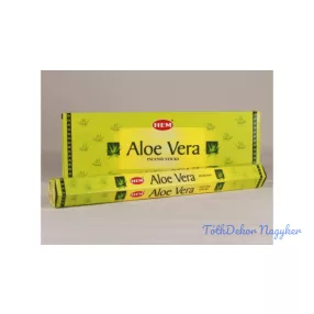 HEM Aloe Vera / Aloé Vera füstölő hexa indiai 20 db