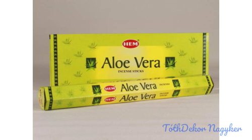 HEM Aloe Vera / Aloé Vera füstölő hexa indiai 20 db