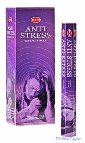 HEM Antistress / Stresszoldó füstölő hexa indiai 20 db