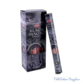 HEM Black Magic / Fekete Mágia füstölő hexa indiai 20 db