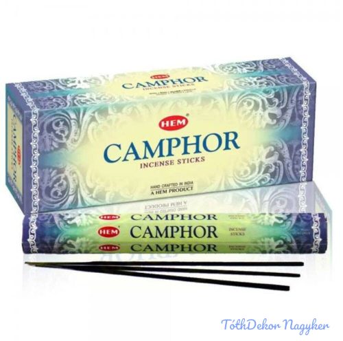 HEM Camphor / Kámfor füstölő hexa indiai 20 db