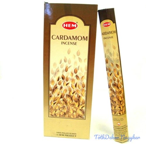 HEM Cardamom / Kardamom füstölő hexa indiai 20 db