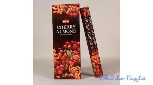 HEM Cherry Almond / Cseresznye Mandula füstölő hexa indiai 20 db