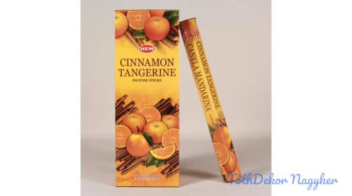 HEM Cinnamon Tangerine / Fahéjas Mandarin füstölő hexa indiai 20 db