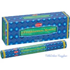   HEM Frankincense & Mirrh / Tömjén és Mirha füstölő hexa indiai 20 db