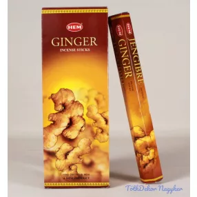 HEM Ginger / Gyömbér füstölő hexa indiai 20 db