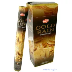 HEM Gold Rain / Arany Eső füstölő hexa indiai 20 db