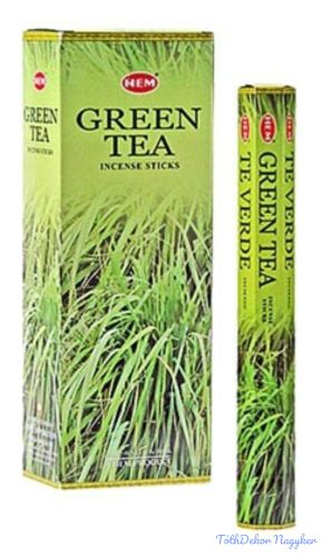 HEM Green Tea / Zöld Tea füstölő hexa indiai 20 db