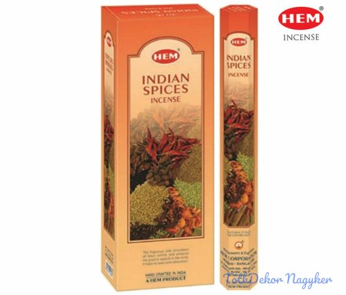 HEM Indian Spices / Indiai Fűszerek füstölő hexa indiai 20 db