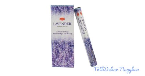 HEM Lavender / Levendula füstölő hexa indiai 20 db