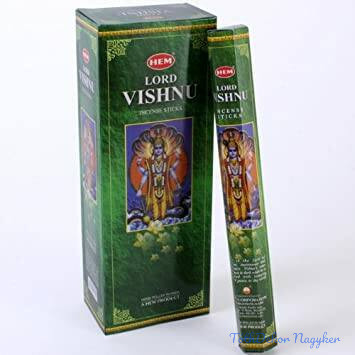 HEM Lord Vishnu / Vishnu füstölő hexa indiai 20 db