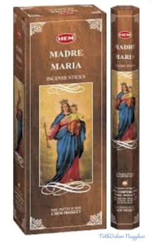 HEM Madre Maria / Szűz Mária füstölő hexa indiai 20 db