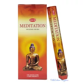 HEM Meditation / Meditáció füstölő hexa indiai 20 db