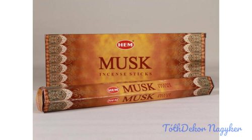 HEM Musk / Pézsma füstölő hexa indiai 20 db