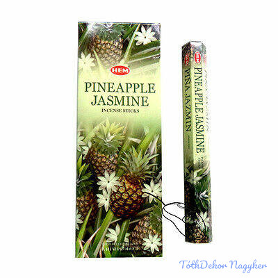 HEM Pineapple Jasmine / Ananász Jázmin füstölő hexa indiai 20 db