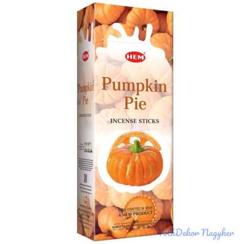 HEM füstölő hexa indiai 20 db - Pumpkin Pie / Tökös Pite