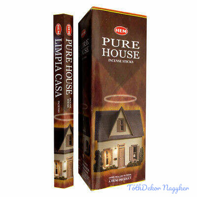 HEM Pure House / Háztisztító füstölő hexa indiai 20 db