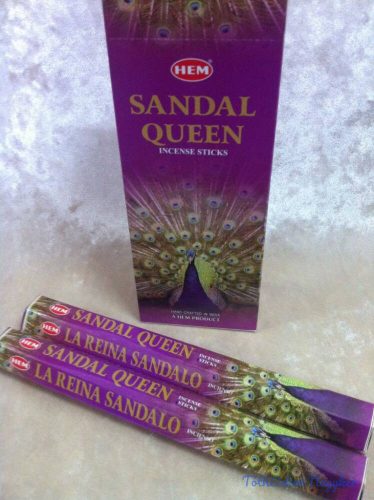 HEM Sandal Queen / Szantál Királynő füstölő hexa indiai 20 db