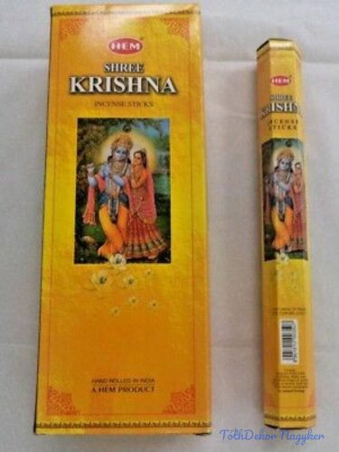 HEM Shree Krishna / Krisna füstölő hexa indiai 20 db