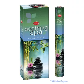   HEM Sooting Spa / Nyugtató Fürdő füstölő hexa indiai 20 db