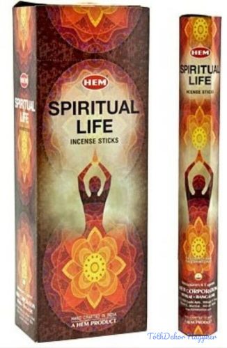 HEM Spiritual Life / Spirituális Élet füstölő hexa indiai 20 db