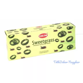   HEM füstölő hexa indiai 20 db - Sweetgrass / Édesgyökér
