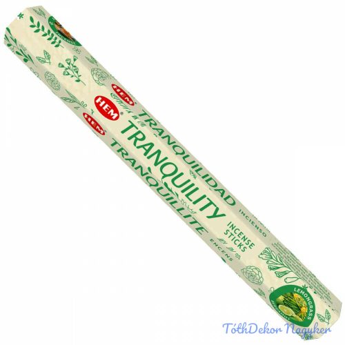 HEM Tranquility Aromatherapy / Nyugalom füstölő hexa indiai 20 db