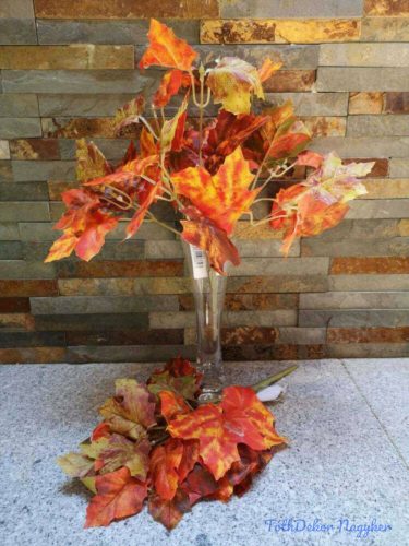 Őszi juhar leveles selyem bokor 35 cm - Őszi Narancs