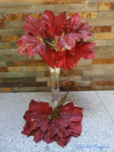 Őszi selyem leveles bokor 26 cm - Vörös