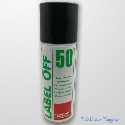 Öntapadós címke eltávolító spray Label OFF 50 - 200ml