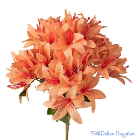 Selyemvirág 5 ágú csokor 29cm - Bézs