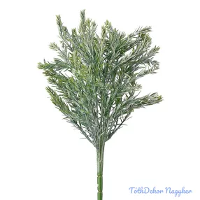 Ciprus 7 ágú műzöld bokor 35cm - Sötétzöld