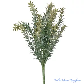 Műzöld 7 ágú dekor bokor 40cm - Sötétzöld