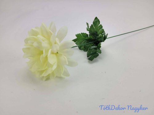 Krizantém szálas selyemvirág 50 cm - Krém
