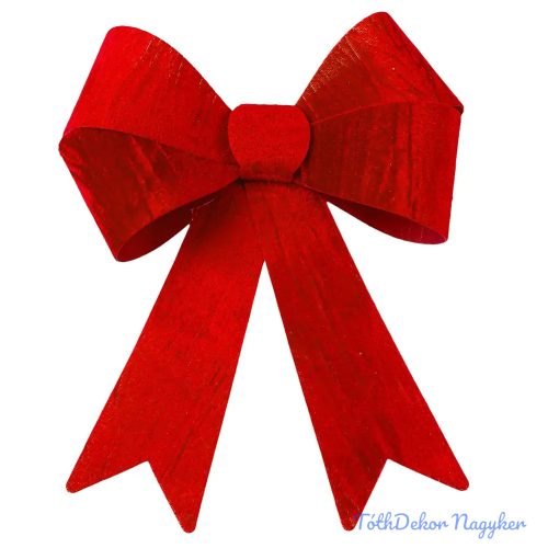 Bársony masni, 22 x 30cm - Világos bordó