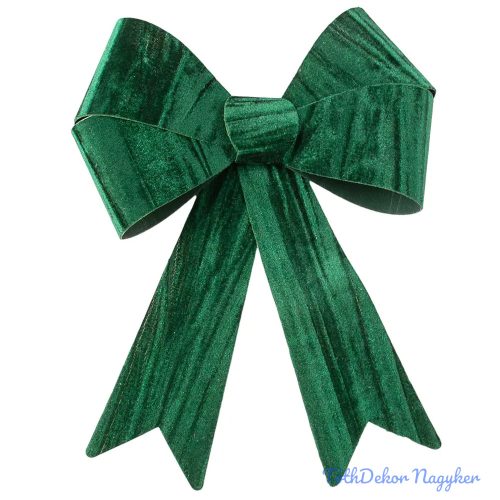 Bársony masni, 22 x 30cm - Sötétzöld