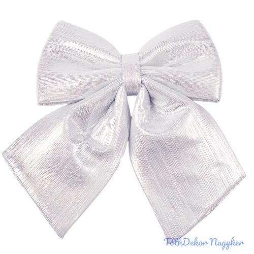 Fényes masni, 20 x 24cm - Ezüst