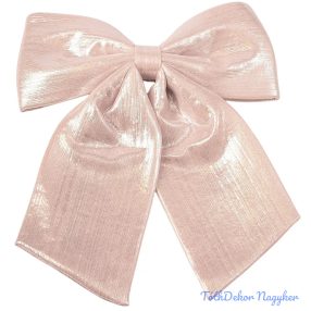 Fényes masni, 28 x 34cm - Halvány rózsaszín