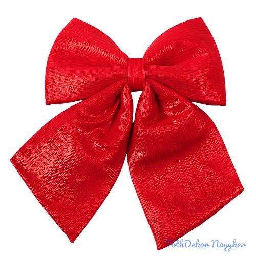 Fényes masni, 20 x 24cm - Piros