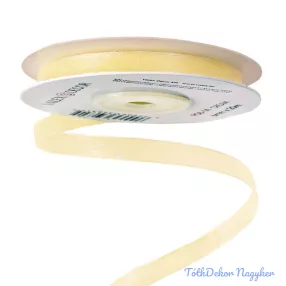 Organza szalag 6mm x 20m - Krém